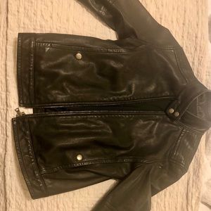 Theory leather jacket